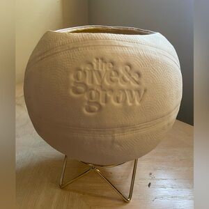Give & Grow Basketball Planter with Stand